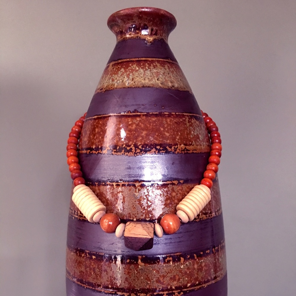 Wood Bead Necklace
